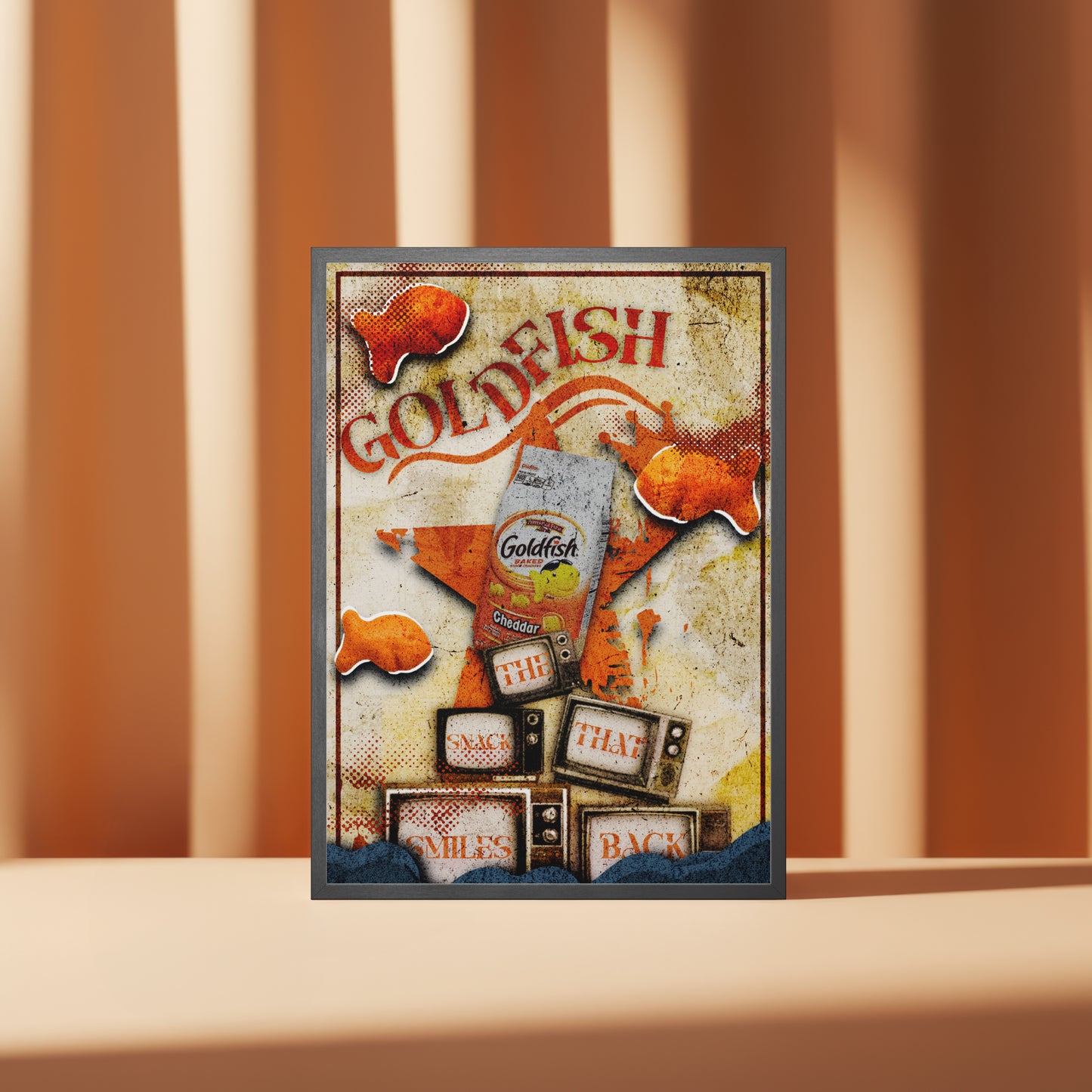 Goldfish Advertisement Poster
