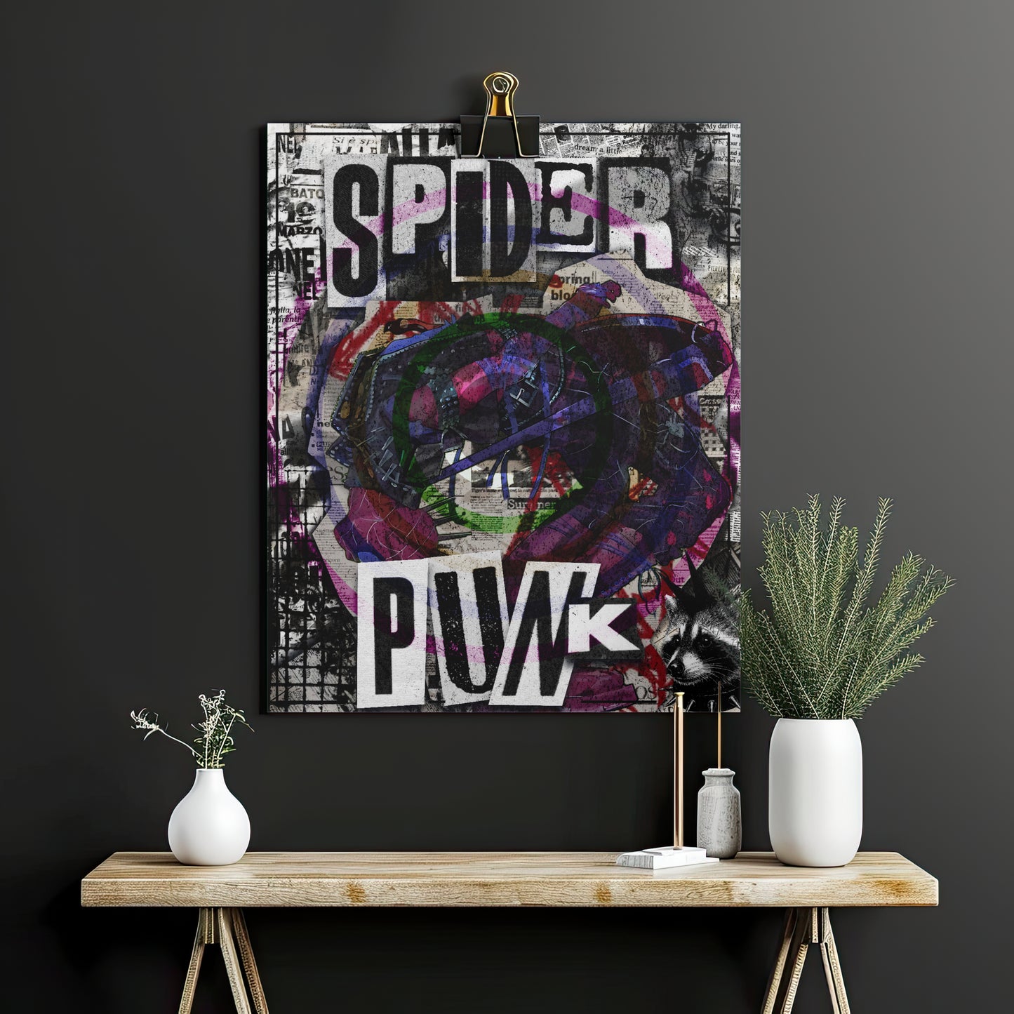 Spider Punk Poster - Hobie Brown