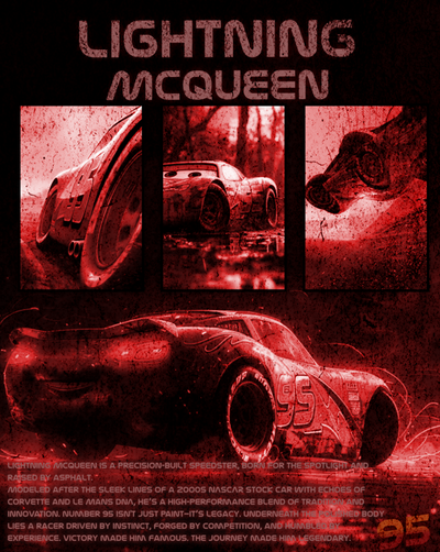 Lightning McQueen Tribute Poster