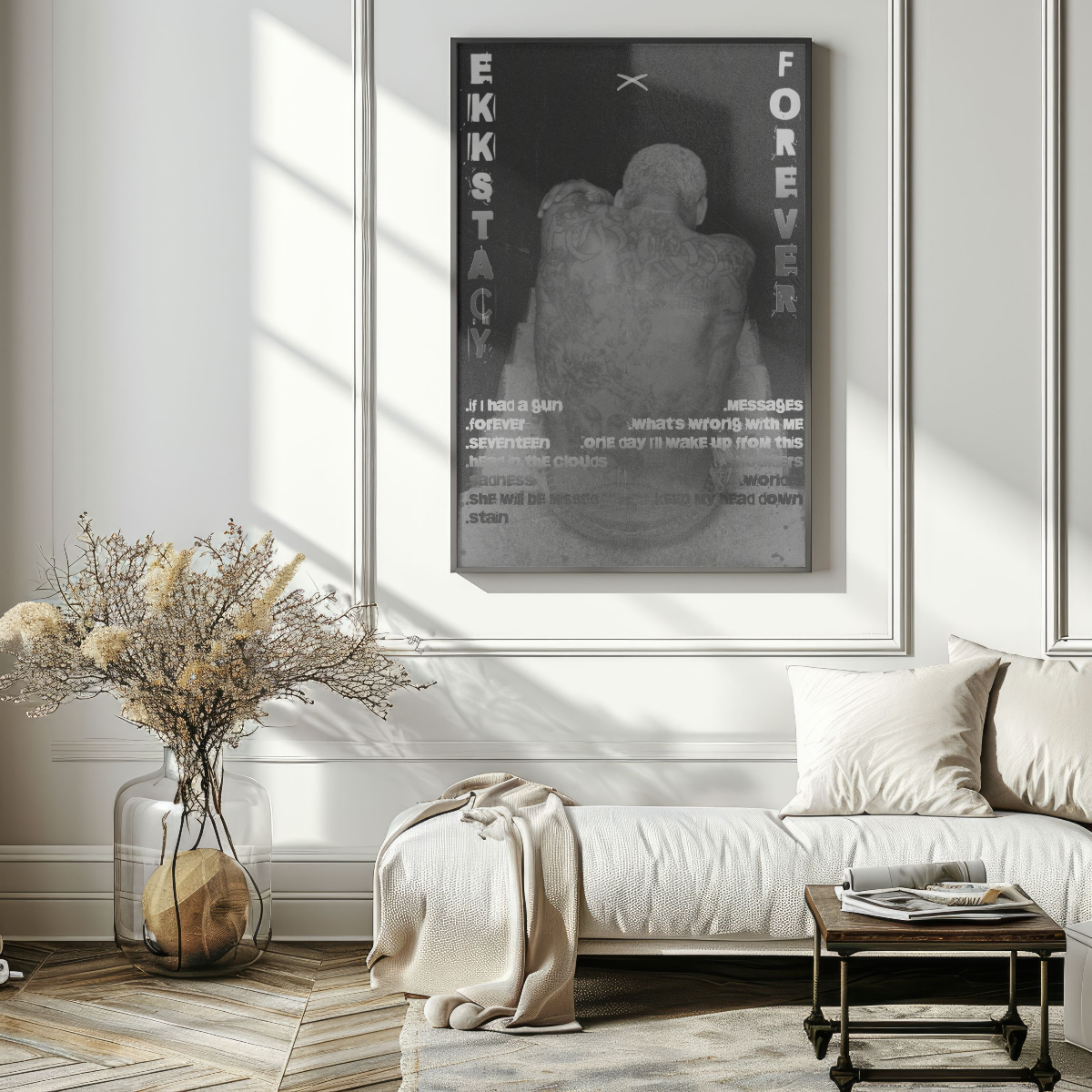 EKKSƬACY "Forever" Poster — Grunge Tribute Art Print