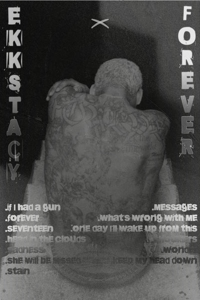 EKKSƬACY "Forever" Poster — Grunge Tribute Art Print