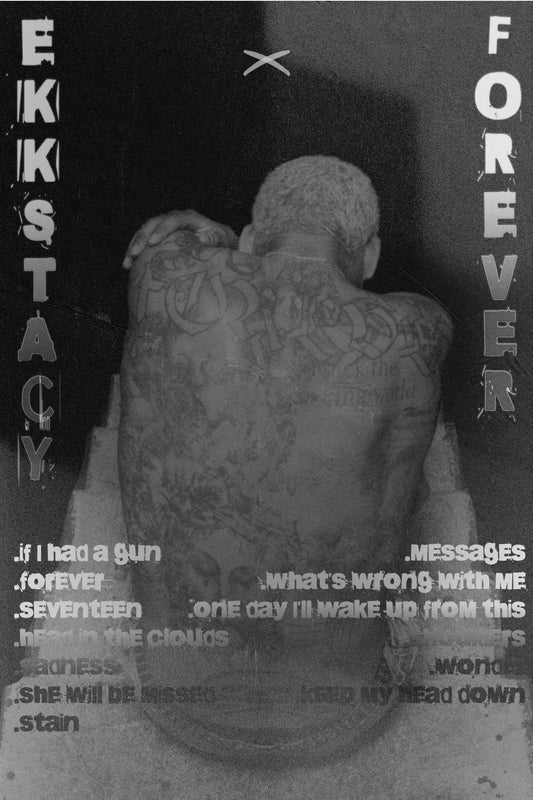 EKKSƬACY "Forever" Poster — Grunge Tribute Art Print